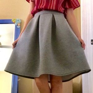 Forever 21 pleated skater skirt